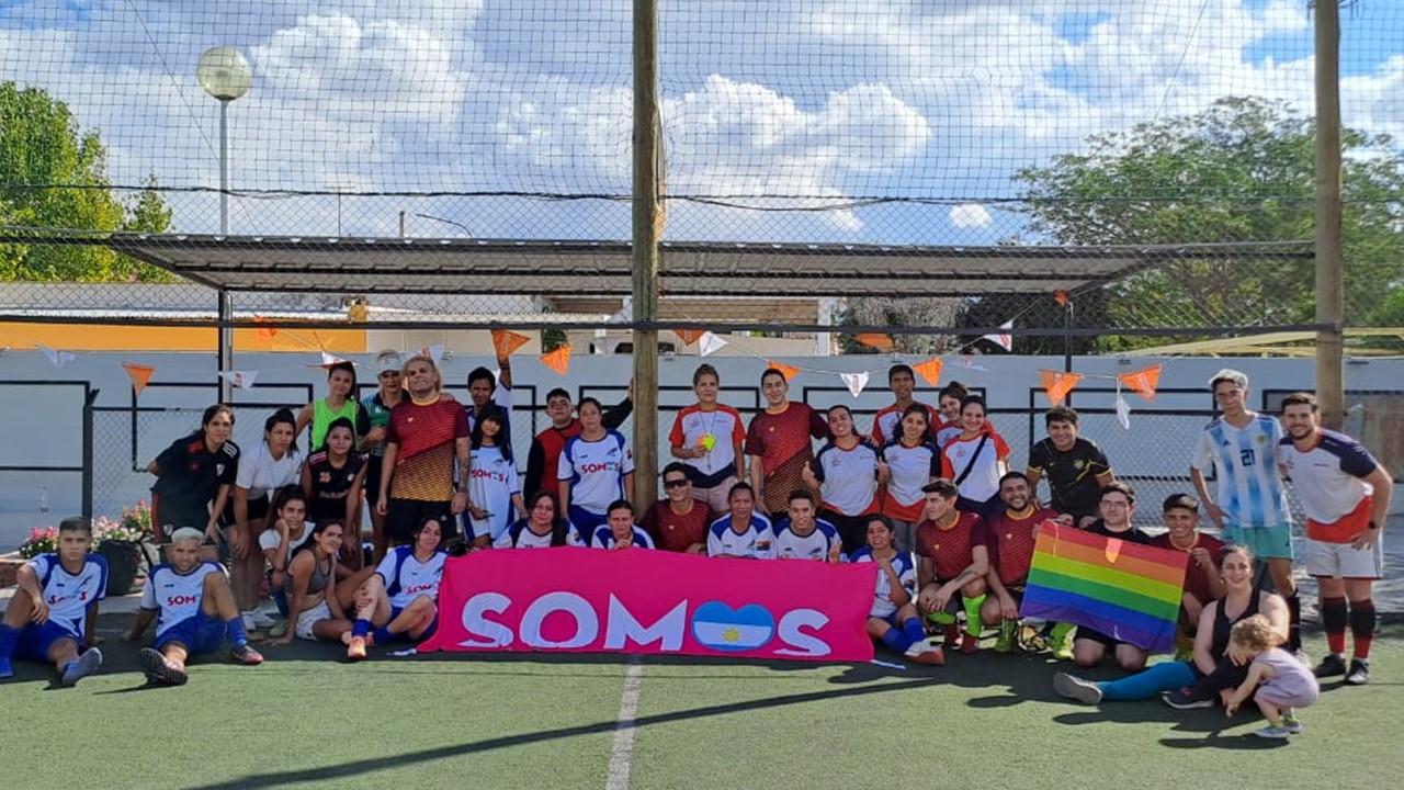 Importante encuentro de fútbol entre comunidades de LGBTIQ+